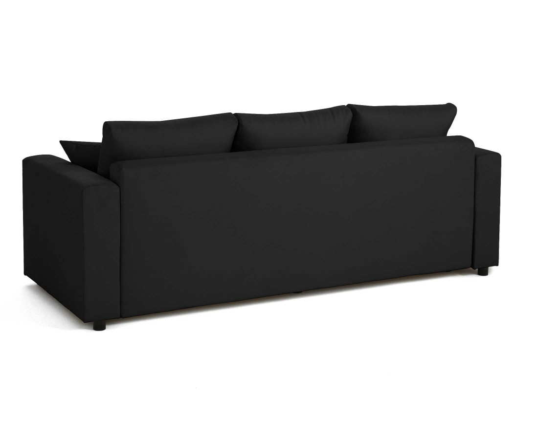 Canapé 3 places convertible avec coffre en tissu Regala Canapé 3 places convertible avec coffre en tissu Regala