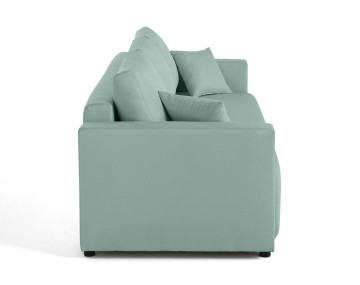 Canapé 3 places convertible avec coffre en tissu Regala