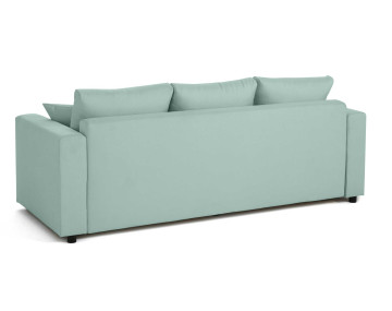 Canapé 3 places convertible avec coffre en tissu Regala