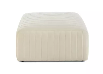 Pouf modulable en velours Nova