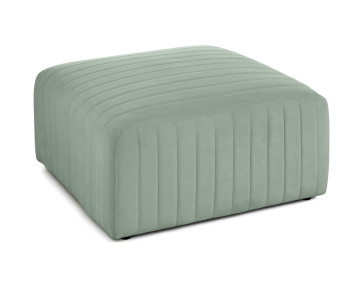 Pouf modulable en velours Nova