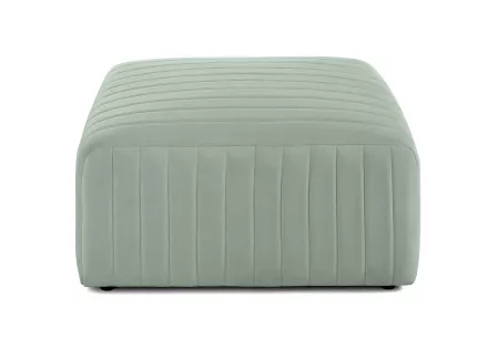 Pouf modulable en velours Nova