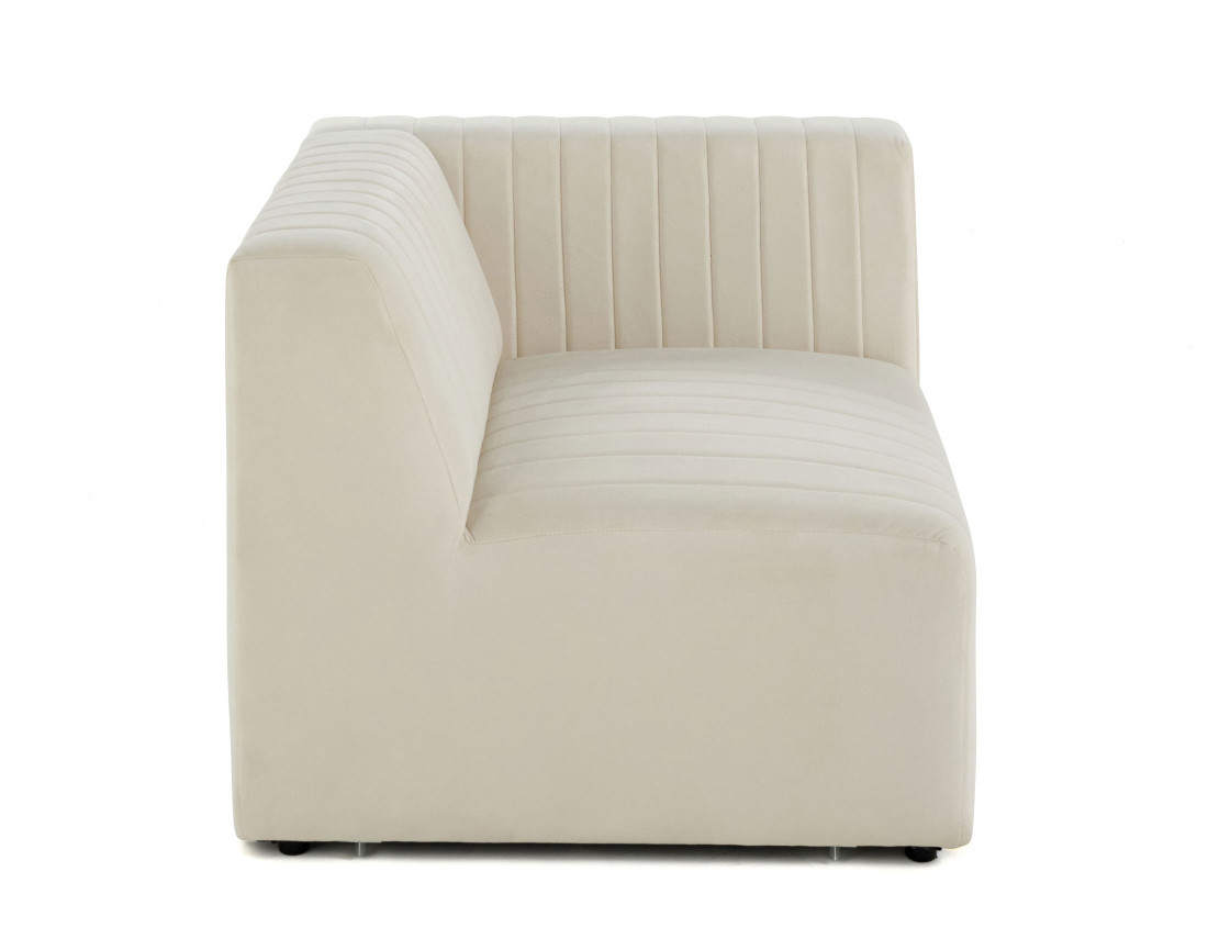 Module d'assise droit en velours Nova Module d'assise droit en velours Nova