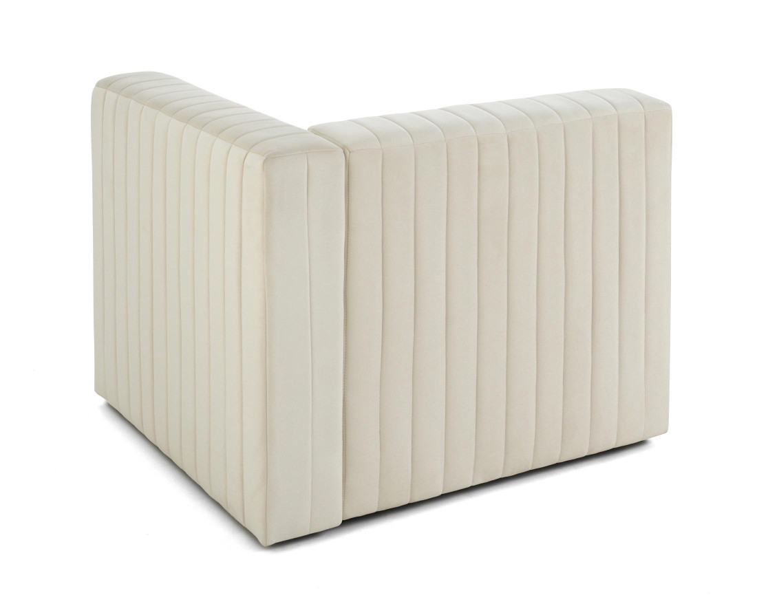 Module d'assise droit en velours Nova Module d'assise droit en velours Nova
