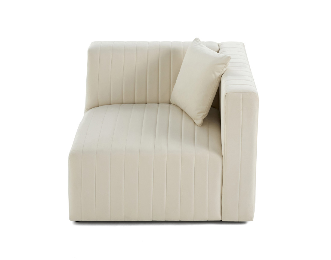 Module d'assise droit en velours Nova Module d'assise droit en velours Nova