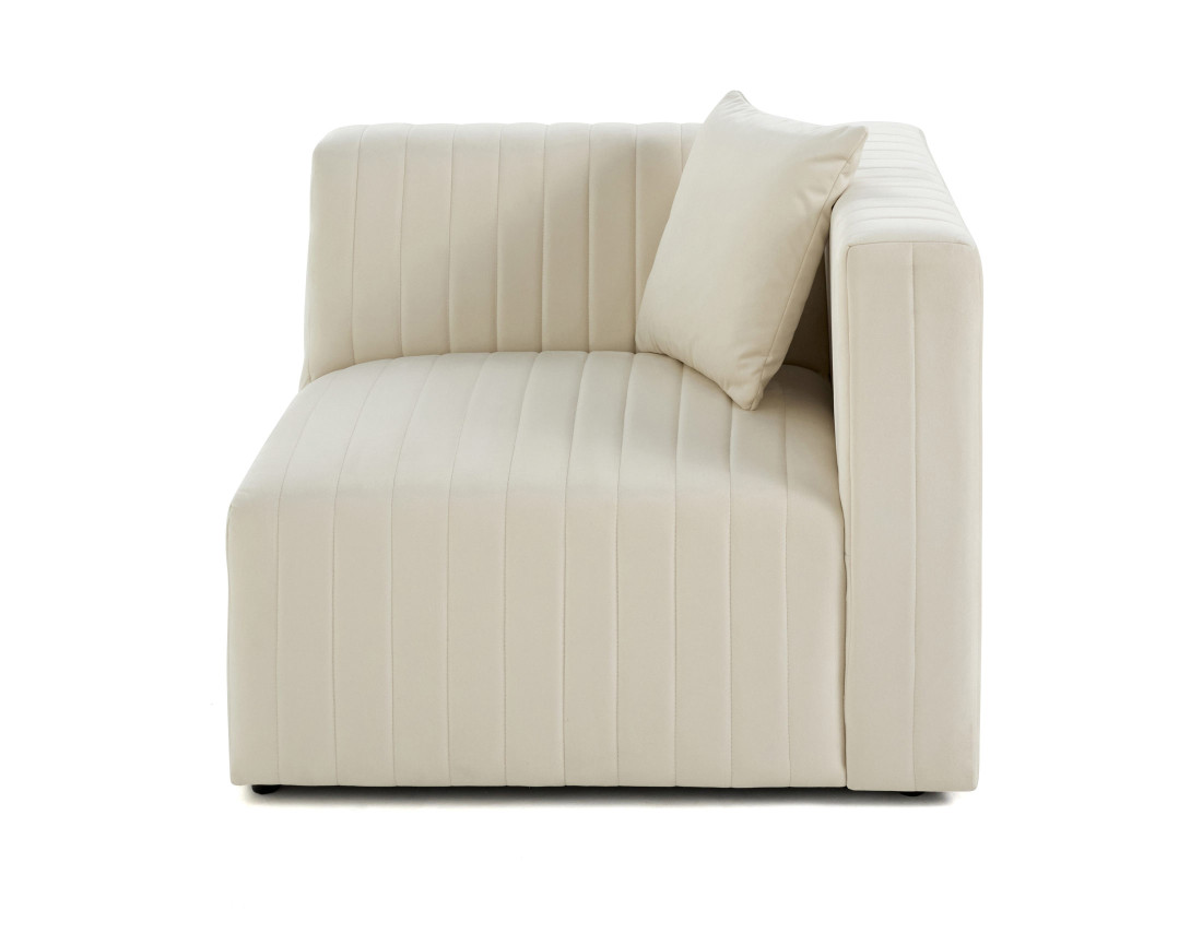 Module d'assise droit en velours Nova Module d'assise droit en velours Nova