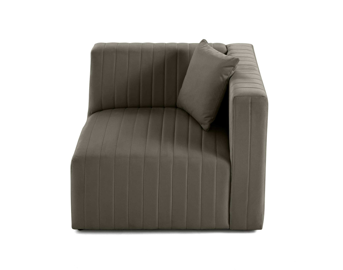 Module d'assise droit en velours Nova Module d'assise droit en velours Nova