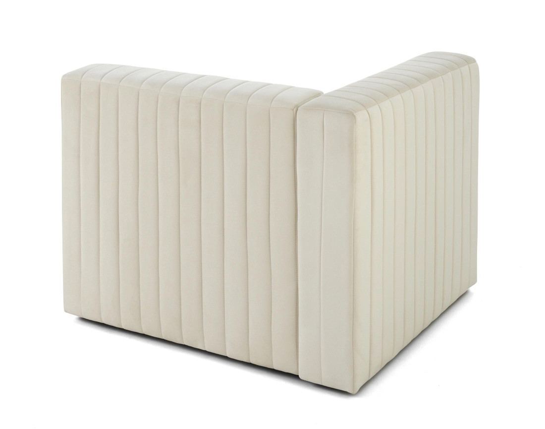 Module d'assise gauche en velours Nova Module d'assise gauche en velours Nova