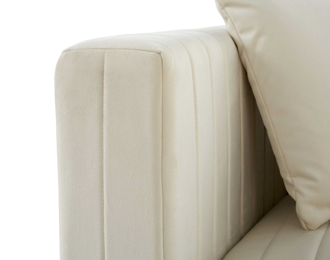 Module d'assise gauche en velours Nova Module d'assise gauche en velours Nova