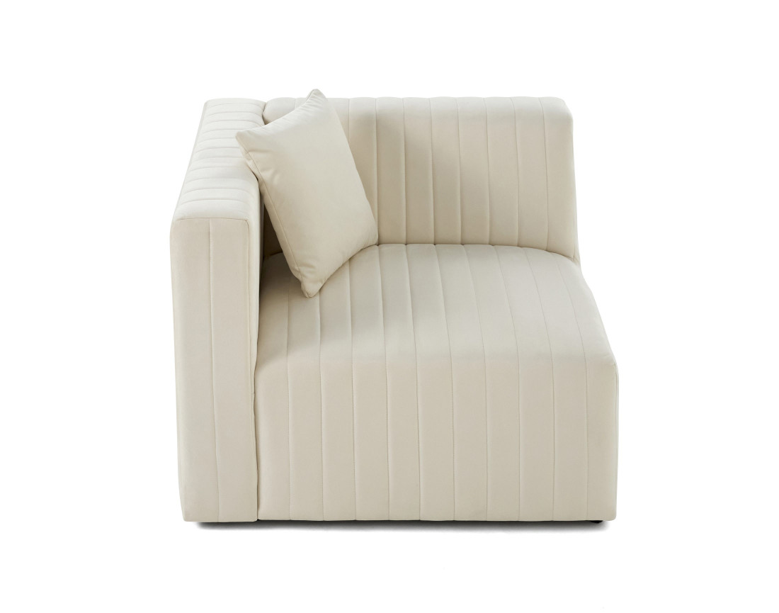 Module d'assise gauche en velours Nova Module d'assise gauche en velours Nova