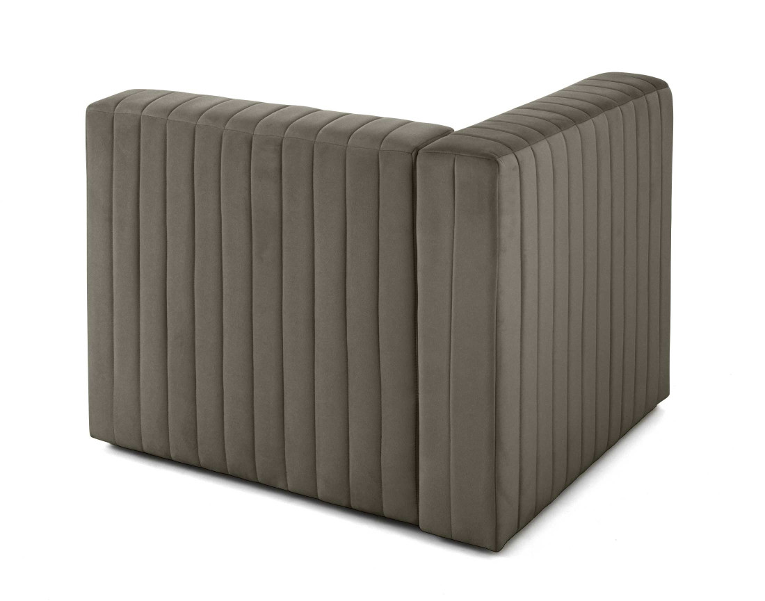 Module d'assise gauche en velours Nova Module d'assise gauche en velours Nova