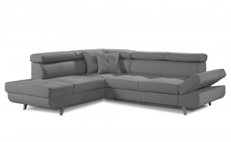 Linea - Canapé d'angle gauche convertible scandinave - L 252 x P 190cm Linea - Canapé d'angle gauche convertible scandinave - L 252 x P 190cm