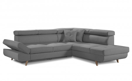 Linea - Canapé d'angle droit convertible scandinave - L 252 x P 190cm Linea - Canapé d'angle droit convertible scandinave - L 252 x P 190cm
