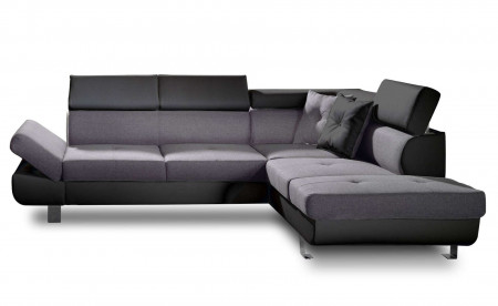 Lisbona - Canapé d'angle droit convertible - L 252 x P 190cm Lisbona - Canapé d'angle droit convertible - L 252 x P 190cm