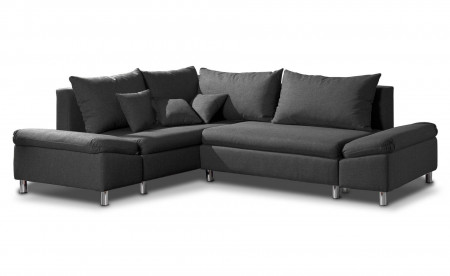 Jade - Canapé d'angle gauche convertible avec rangement - 258x196x85cm Jade - Canapé d'angle gauche convertible avec rangement - 258x196x85cm