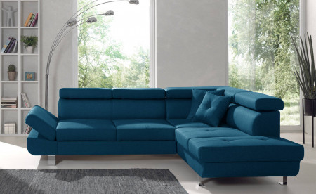 Lisbona - Canapé d'angle droit convertible - L 252 x P 190cm Lisbona - Canapé d'angle droit convertible - L 252 x P 190cm