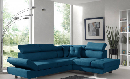 Lisbona - Canapé d'angle droit convertible - L 252 x P 190cm Lisbona - Canapé d'angle droit convertible - L 252 x P 190cm