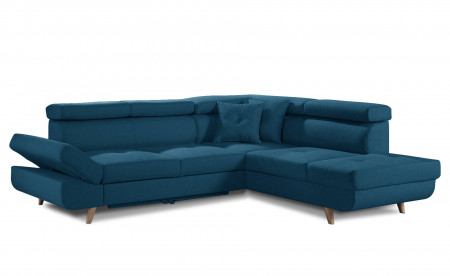 Linea - Canapé d'angle droit convertible scandinave - L 252 x P 190cm Linea - Canapé d'angle droit convertible scandinave - L 252 x P 190cm