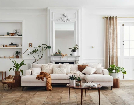 Canapé panoramique en U 7...