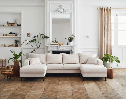 Canapé panoramique en U 7...