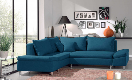 Jade - Canapé d'angle gauche convertible avec rangement - 258x196x85cm Jade - Canapé d'angle gauche convertible avec rangement - 258x196x85cm
