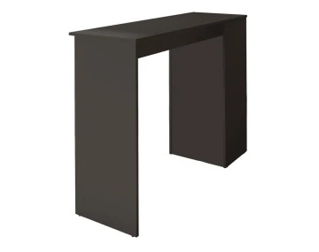 Table de bar avec rangements noir de 2 à 4 personnes Drazic
