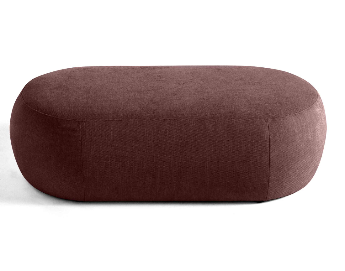 Santorini - pouf modulable en tissu texturé