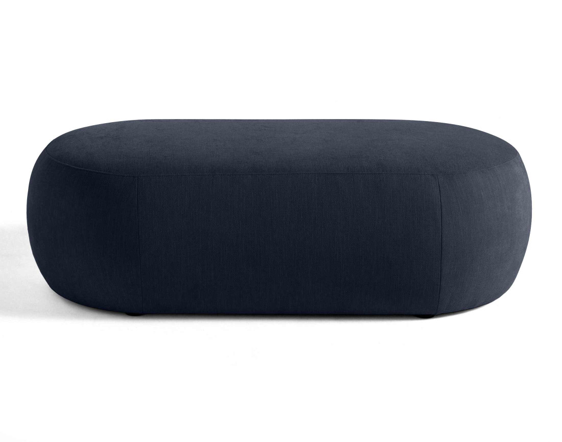 Santorini - pouf modulable en tissu texturé