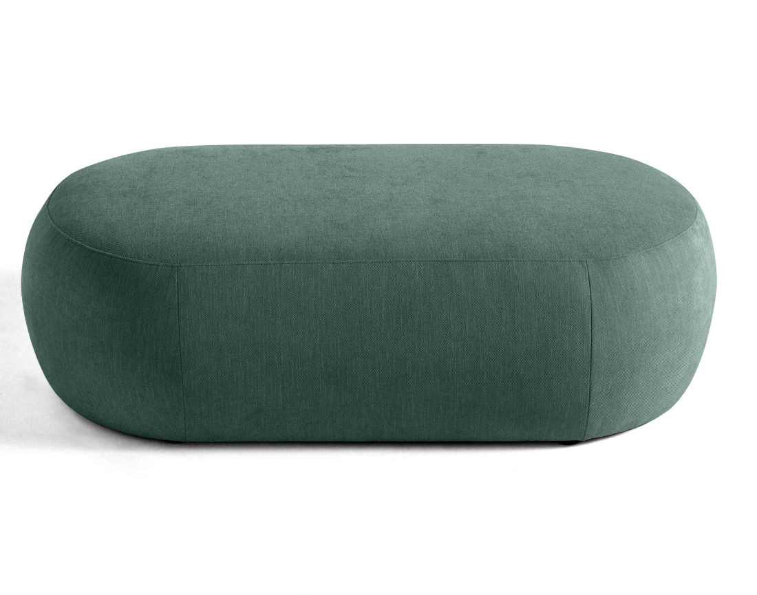 Santorini - pouf modulable en tissu texturé