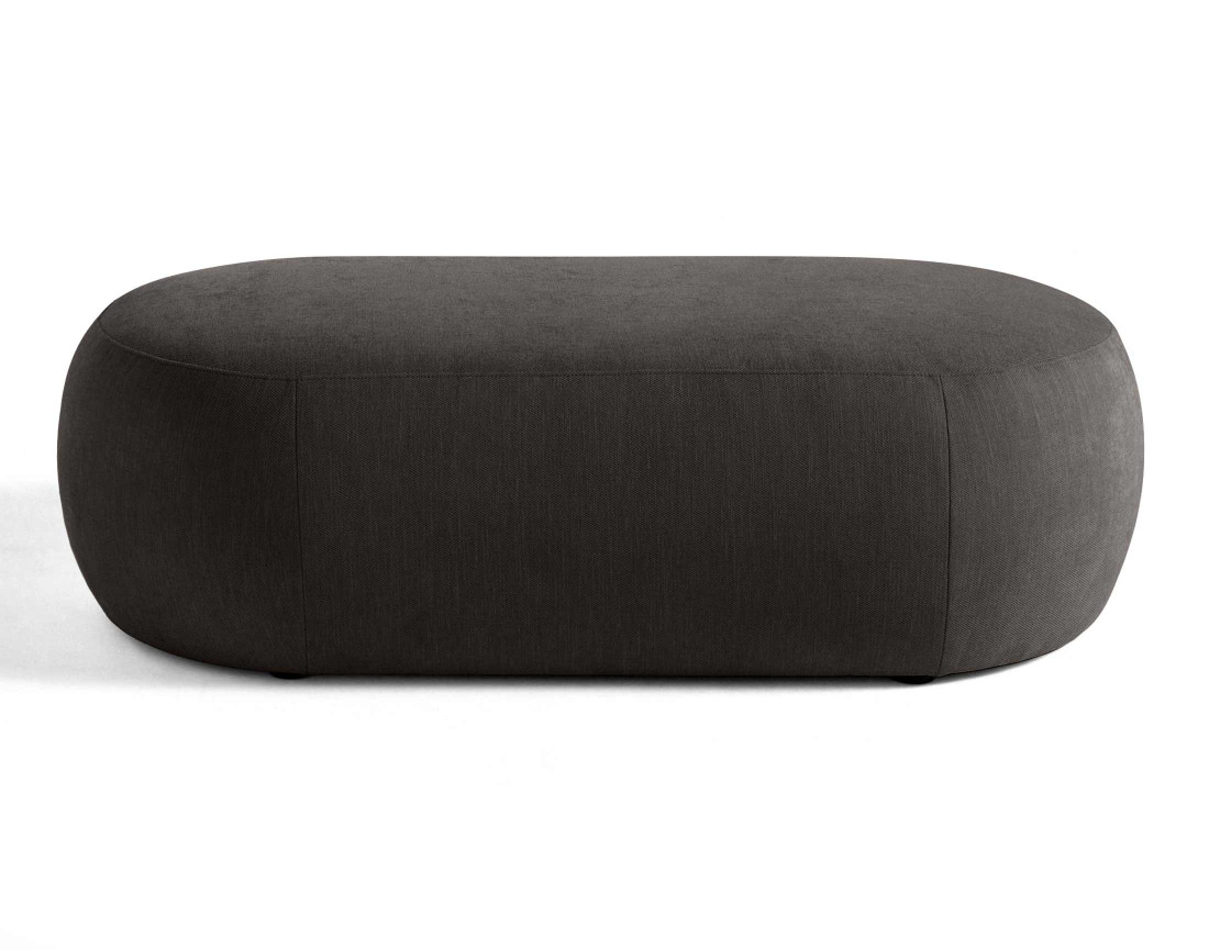 Santorini - pouf modulable en tissu texturé