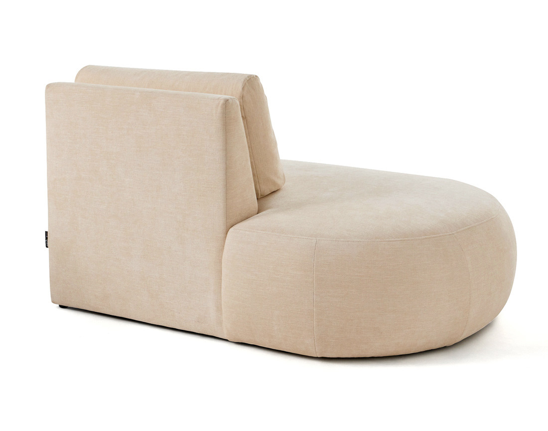 Module d'assise gauche en tissu texturé - Santorini Module d'assise gauche en tissu texturé - Santorini