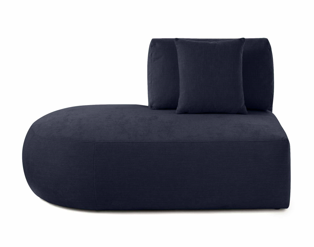 Module d'assise gauche en tissu texturé - Santorini