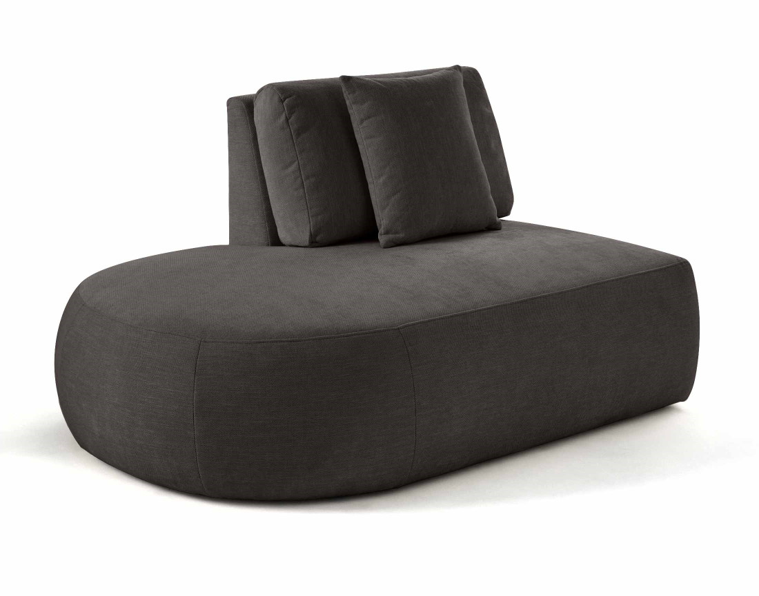 Module d'assise gauche en tissu texturé - Santorini Module d'assise gauche en tissu texturé - Santorini
