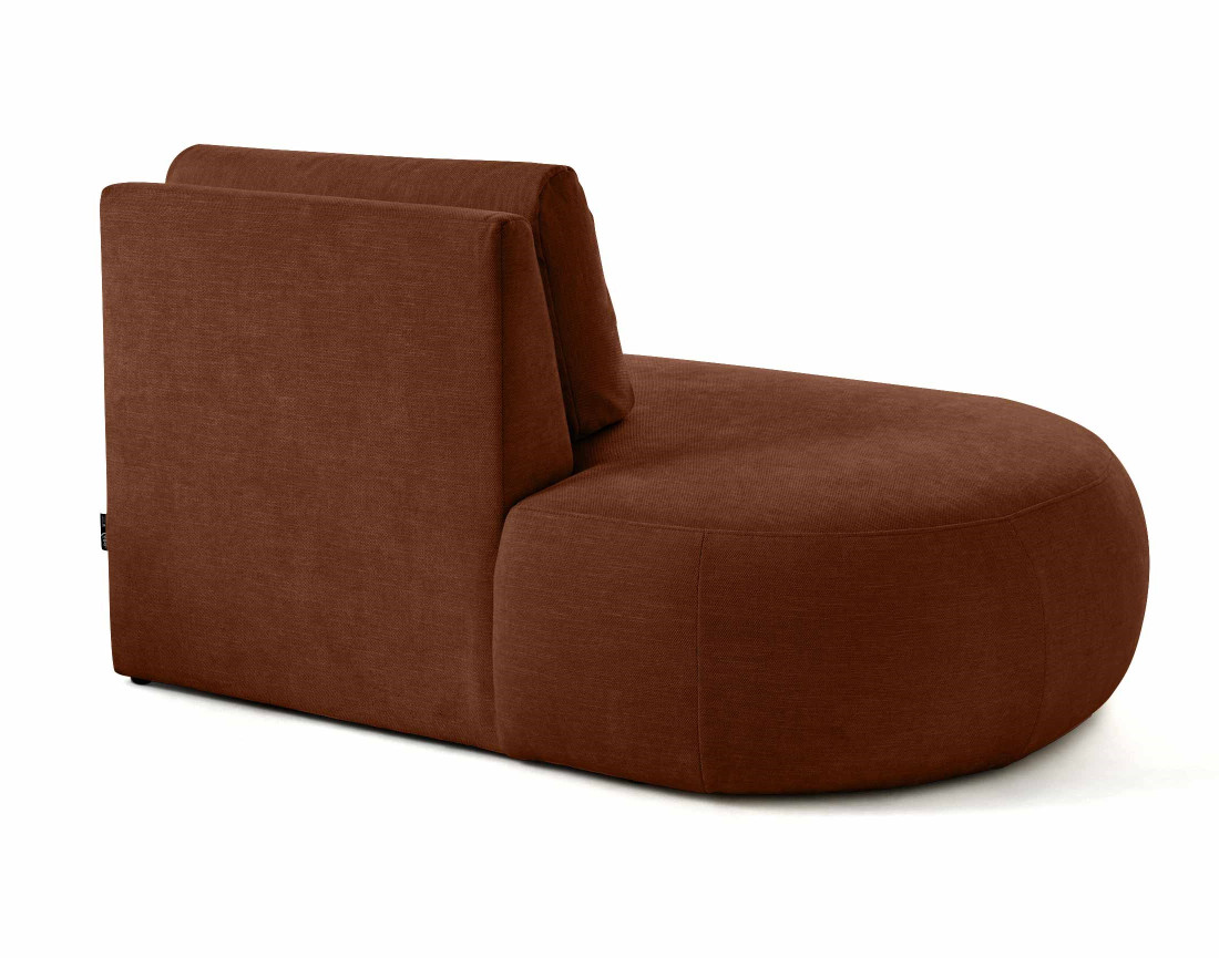 Module d'assise gauche en tissu texturé - Santorini