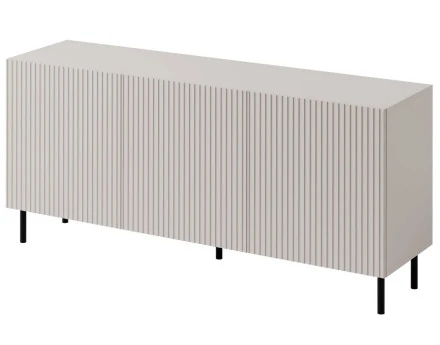 Buffet 3 portes écru 156 cm Timote