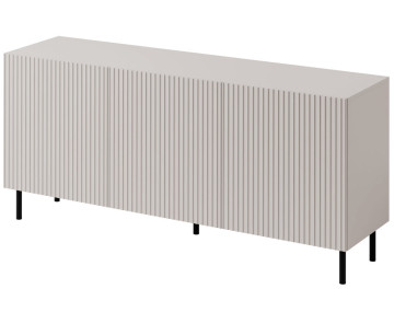 Buffet 3 portes écru 156 cm...
