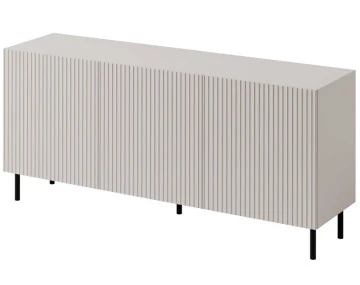 Buffet 3 portes écru 156 cm Timote