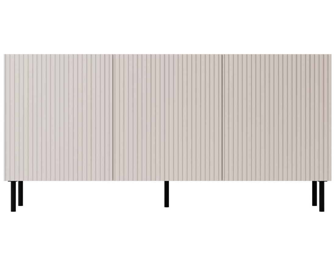 Buffet 3 portes écru 156 cm Timote