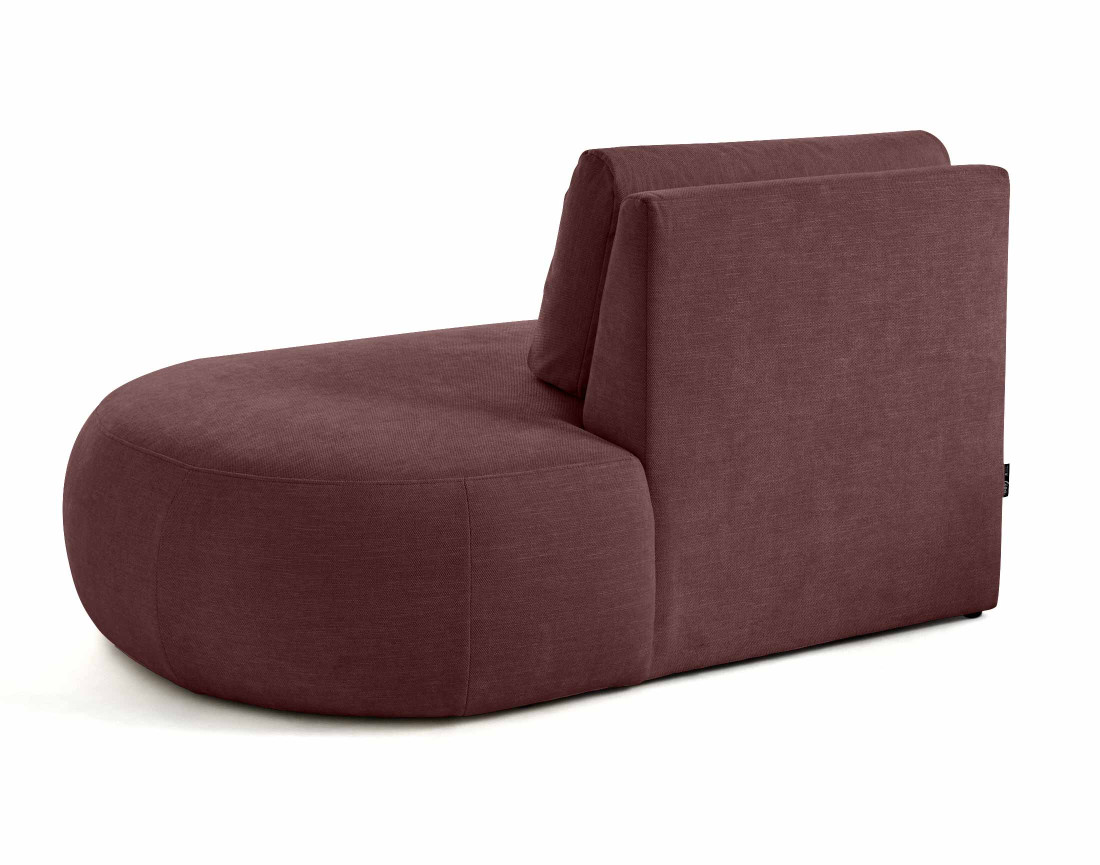 Module d'assise droit en tissu côtelé - Santorini