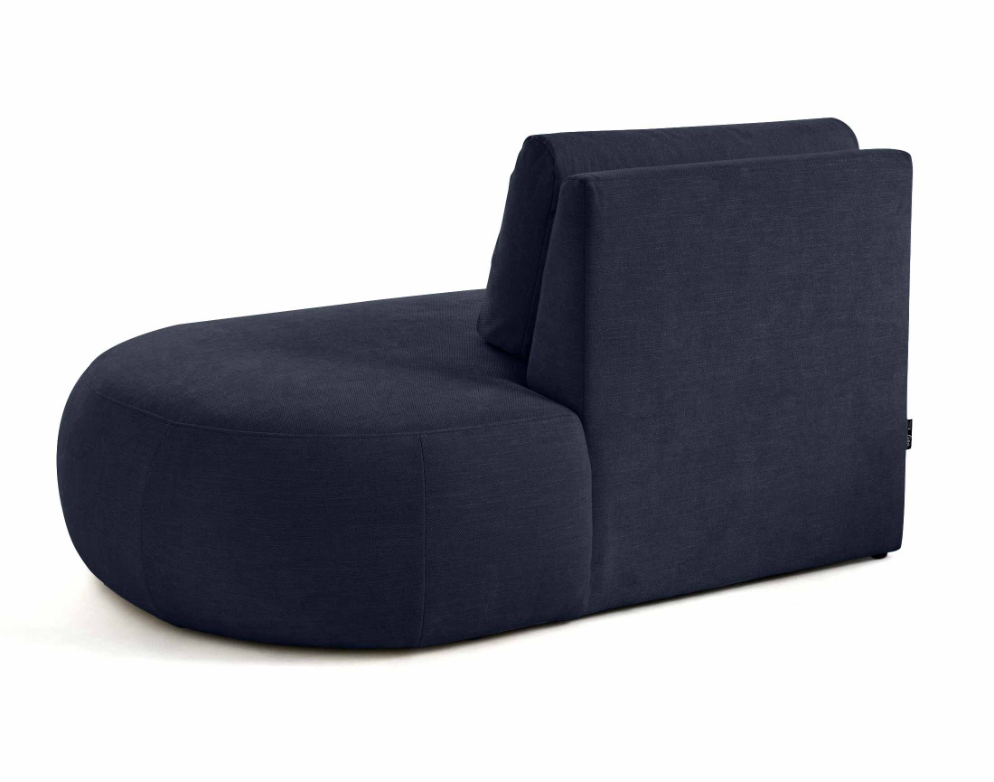 Module d'assise droit en tissu côtelé - Santorini