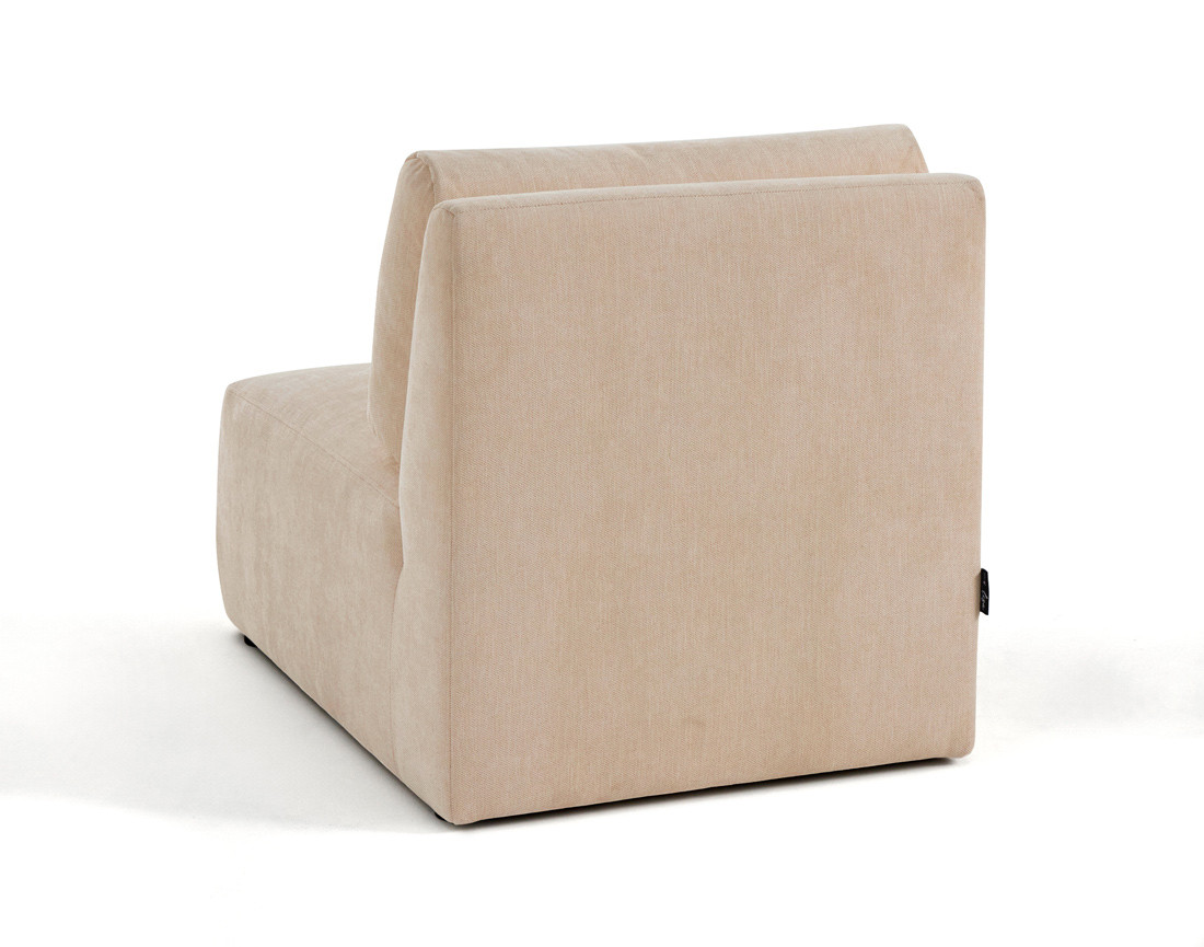 Module d'assise sans accoudoirs en tissu texturé Santorini Module d'assise sans accoudoirs en tissu texturé Santorini