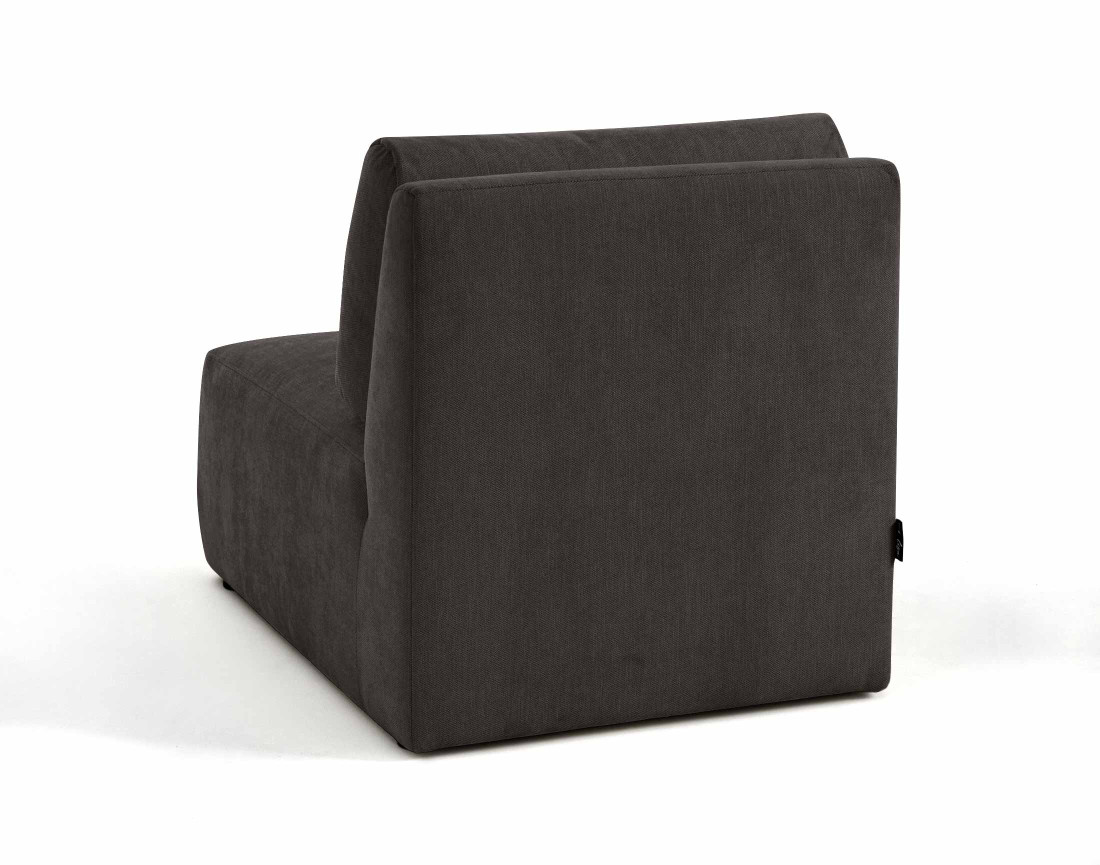 Module d'assise sans accoudoirs en tissu texturé Santorini Module d'assise sans accoudoirs en tissu texturé Santorini