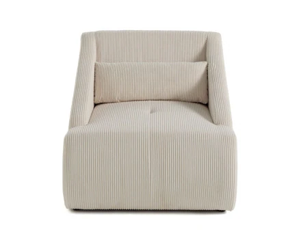 Fauteuil en velours côtelé...