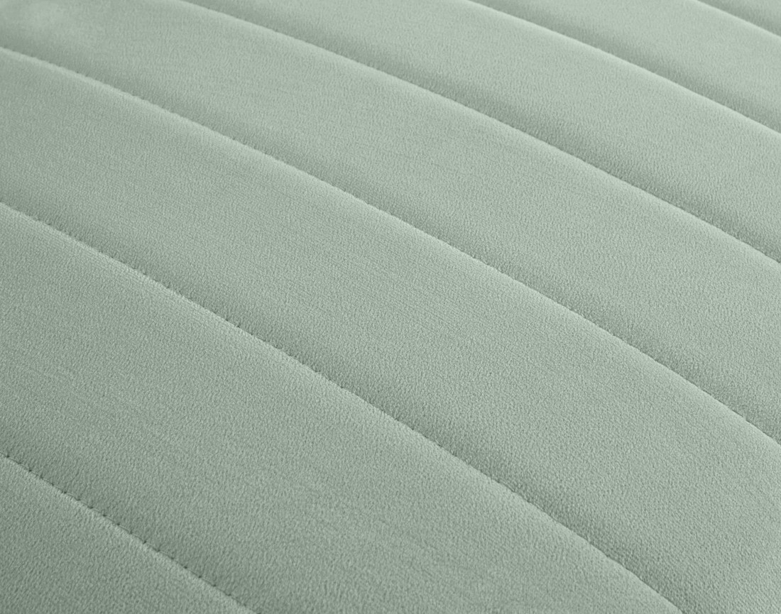 Canapé modulable d'angle gauche 5 places avec pouf d'appoint en velours Nova Canapé modulable d'angle gauche 5 places avec pouf d'appoint en velours Nova