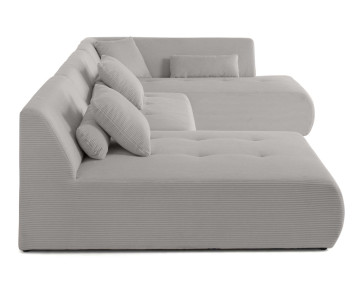 Canapé panoramique d'angle droit 7 places Onyx - Best Mobilier
