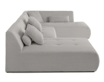 Canapé panoramique d'angle droit 7 places Onyx - Best Mobilier