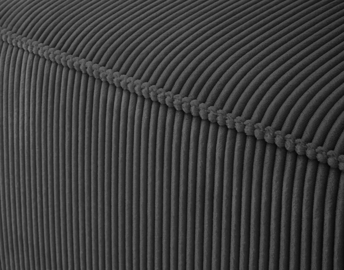Canapé modulable d'angle droit 4 places en velours côtelé Arty Canapé modulable d'angle droit 4 places en velours côtelé Arty