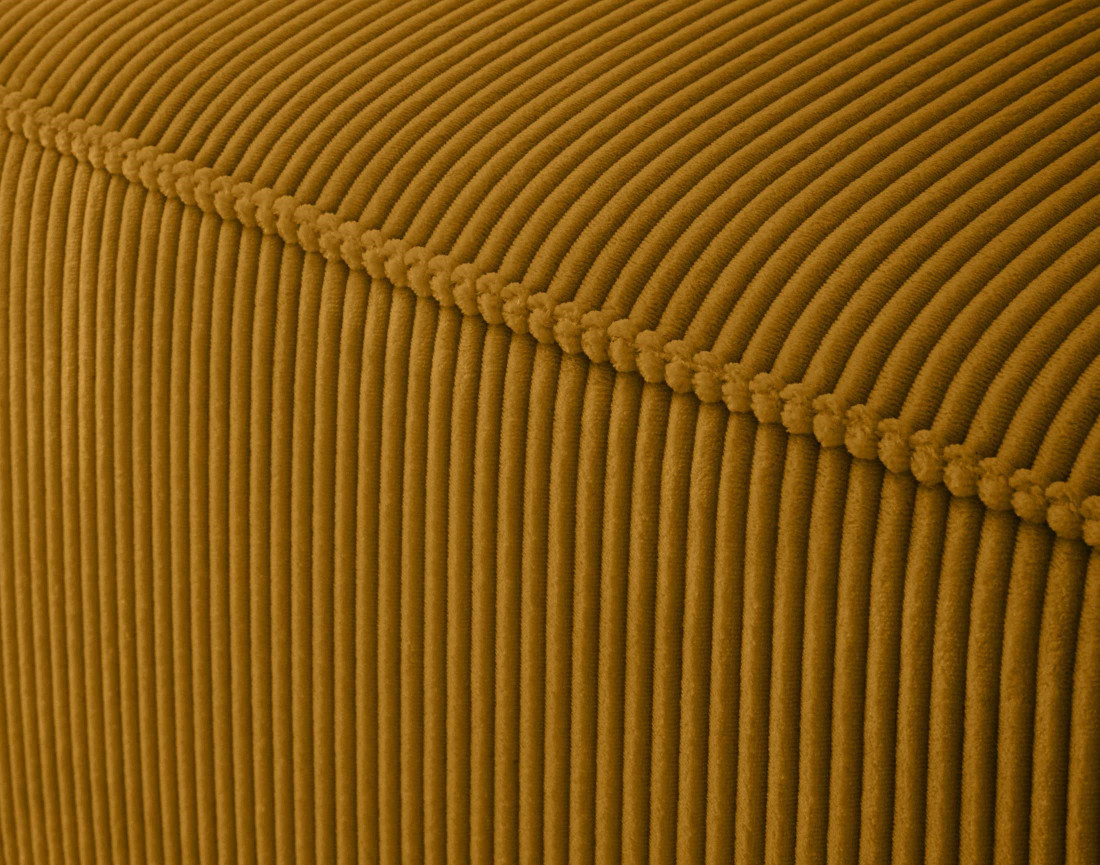 Canapé modulable d'angle droit 4 places en velours côtelé Arty Canapé modulable d'angle droit 4 places en velours côtelé Arty