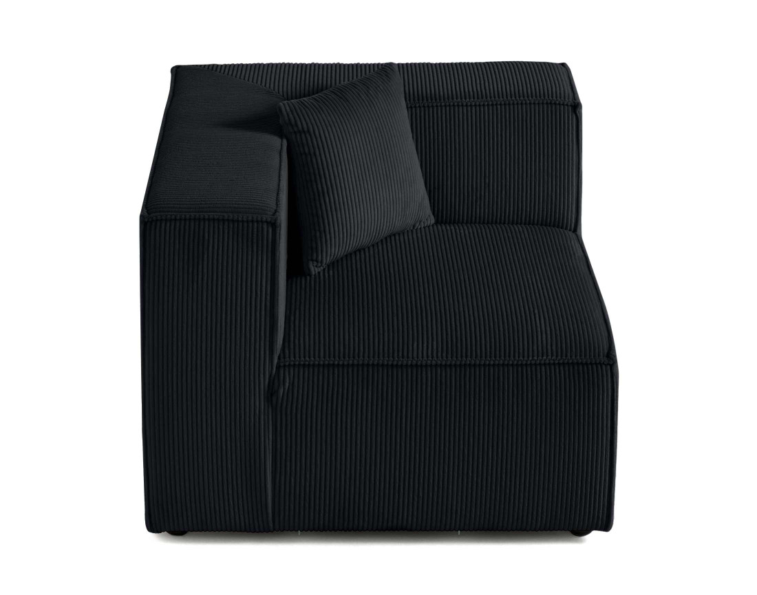 Module d'assise d'angle réversible en velours côtelé Arty Module d'assise d'angle réversible en velours côtelé Arty