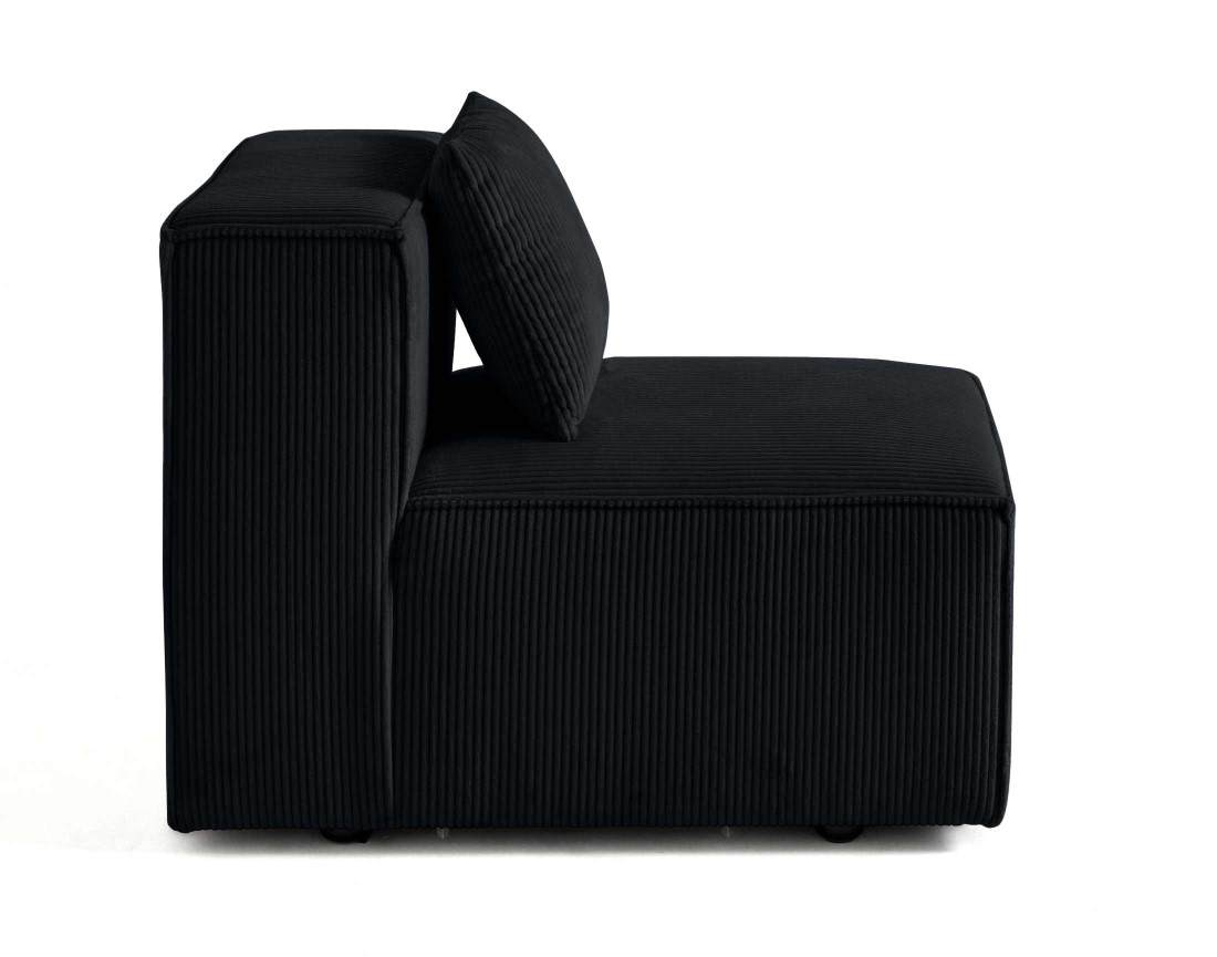 Module d'assise sans accoudoirs en velours côtelé Arty Module d'assise sans accoudoirs en velours côtelé Arty